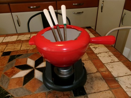 Creuset fondueservice - creuset,