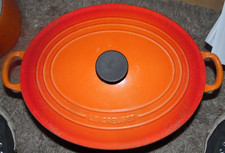 Orangeroter Le Creuset Vintage