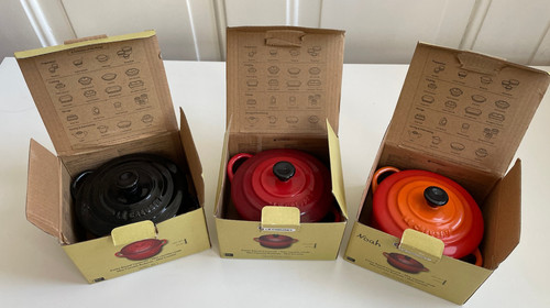 Creuset mini cocotte - 3x,
