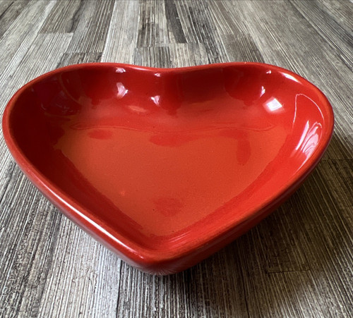 Creuset poterie herz schale - le,