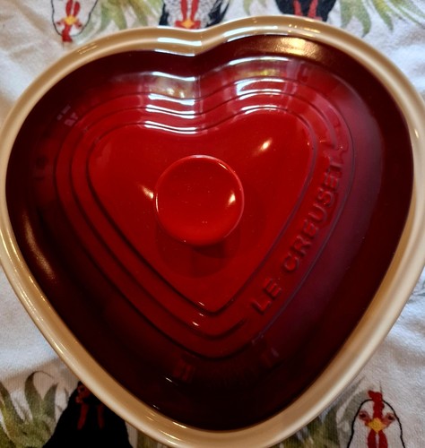 Creuset herz form gross neu - gross,