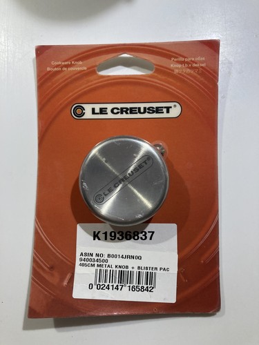Creuset metall silber knopf - creuset,